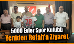 5000 Evler Spor Kulübü’nden Yeniden Refah Partisi’ne ziyaret