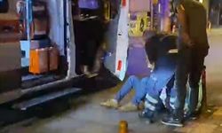 Alkollü şahıs caddeyi karıştırdı