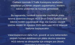 Amasra’da HGS park uygulaması başladı