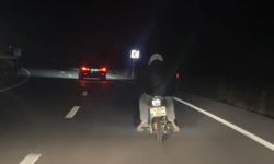 Bartın’da tehlikeli yolculuk
