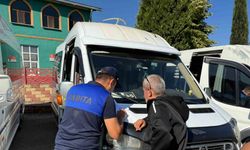 Karabük Belediyesinden okul servislerine denetim