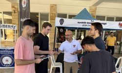 Karabük’te polisler üniversite öğrencilerini bilgilendiriyor