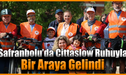 Safranbolu'da pedallar Cittaslow Sunday için çevrildi