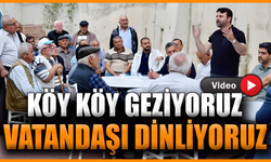 Şahin: "Köylerimizin sorunlarını yerinde tespit ediyoruz"