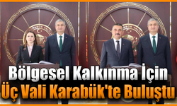 Zonguldak ve Bartın Valilerinden Karabük Valisine ziyaret