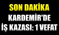 Kardemir'de iş kazasında bir kişi hayatını kaybetti