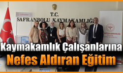 Safranbolu Kaymakamlığı’nda sigara bırakma eğitimi