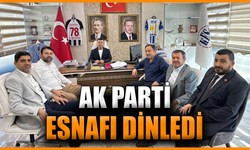 Esnafın talepleri AK Parti heyetiyle masaya yatırıldı