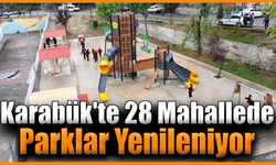 Karabük’te mahalleler yeni parklarla güzelleşiyor