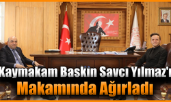 Savcı Yılmaz'dan Kaymakam Baskın'a hayırlı olsun ziyareti