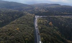 Bolu Dağı Tüneli Bakım Çalışmalarıyla Trafik Kilitlendi