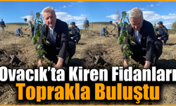 Ovacık’ta fidan dikim etkinliği düzenlendi