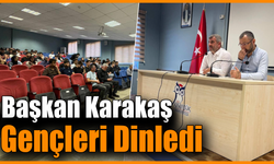 Başkan Karakaş, MYO öğrencileriyle bir araya geldi