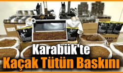Karabük’te kaçak tütün ve makaron ele geçirildi