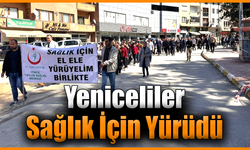 Yenice’de “Sağlık İçin El Ele” yürüyüşü düzenlendi