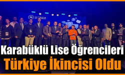 Karabüklü gençler Türkiye ikincisi oldu