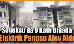 Karabük’te 9 katlı binada çıkan yangında 5 kişi hastaneye kaldırıldı