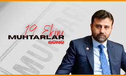 Şahin 19 Ekim Muhtarlar Gününü kutladı