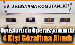 Karabük’te yasadışı madde operasyonunda 4 şüpheli yakalandı