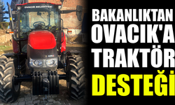 Çevre ve Şehircilik Bakanlığı’ndan Ovacık’a traktör desteği