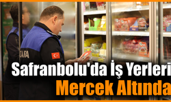 Safranbolu'da zabıta ekipleri iş yerlerini inceledi