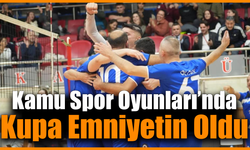 Kamu spor oyunları’nda voleybol heyecanı sona erdi