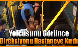 Karabük’te minibüs şoförü yolcusunu hastaneye yetiştirdi