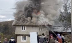 Kastamonu'da çıkan ev yangını söndürüldü