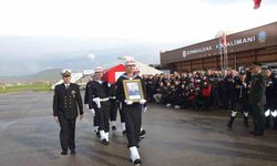 Şehit Özcan’ın naaşı Zonguldak Havalimanı’nda karşılandı