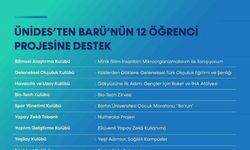 ÜNİDES’ten BARÜ’nün 12 öğrenci projesine destek