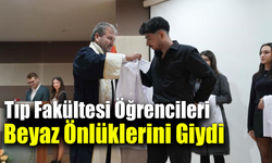 KBÜ’de tıp fakültesi öğrencileri beyaz önlüklerini giydi