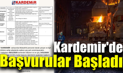 KARDEMİR’de yeni istihdam kapısı aralanıyor