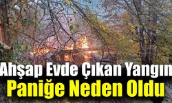 Alevlere teslim olan evdeki 5 kişi dumandan etkilendi