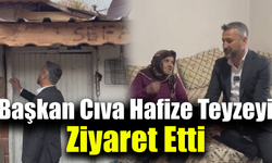 Başkan Cıva, Hafize Teyze’nin evine “duruma bakmaya” gitti