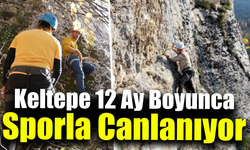 Keltepe'ye yeni tırmanış rotaları açıldı