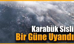 Sisli sabah kartpostallık manzaralar oluşturdu