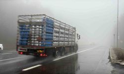 Bolu Dağı'nda sis ve sağanak etkili: Görüş mesafesi 30 metreye düştü