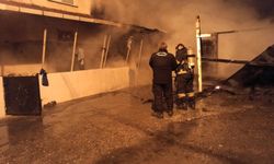 Çaycuma'da kazan dairesinde çıkan yangın eve sıçradı