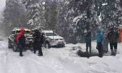 Karabük'te yaylada mahsur kalan 7 kişi kurtarıldı