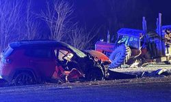 Kastamonu'da cip ile traktör çarpıştı: 3 yaralı