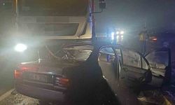 Zonguldak'ta kamyon ile otomobil çarpıştı: 3 yaralı