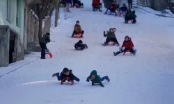 Kastamonu'da bir ilçede eğitime kar engeli