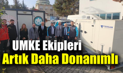 Afetlere hazırlıkta UMKE'ye mobil enerji desteği