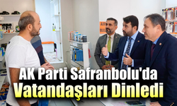 AK Parti heyeti Safranbolu’da esnaf ve vatandaşla buluştu