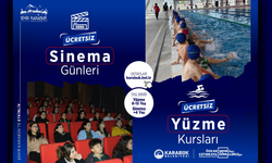 Karabük'te çocuklara ücretsiz yüzme ve sinema etkinlikleri