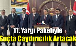 Bakan Tunç Karabük’te 11. Yargı Paketi’ni anlattı