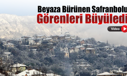 Osmanlı'nın parmak izi Safranbolu kar manzaralarıyla mest etti