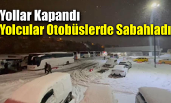 Karabük’te kar ve tırlar İstanbul yönünü kapattı