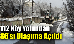 Yoğun kar sonrası kapalı köy yolu sayısı 26’ya düştü