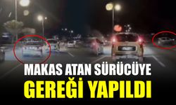 Makas atan sürücüyü emniyet affetmedi